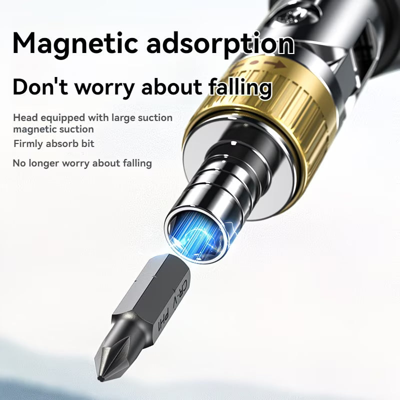 14-in-1 Adjustable Ratchet Screwdriver | Screw Driver Ratchet Screwdriver Bits Set Electric Power Adjustable 14-in-1 Adjustable Ratchet Screwdriver