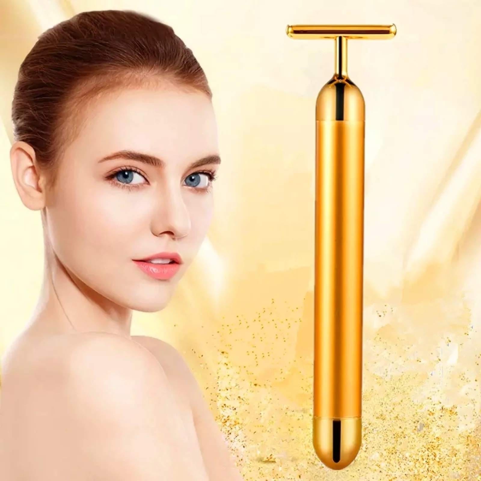 24k Gold Face Massager Roller For Skin Massage Tool 24k Gold Face Massager