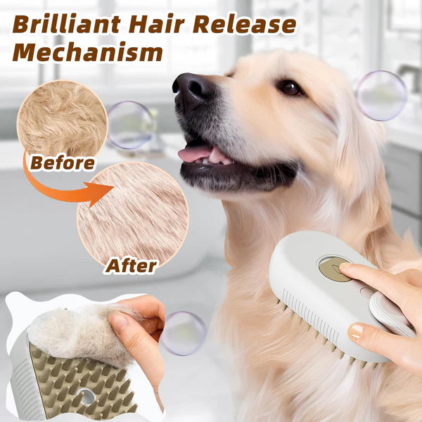 3 in 1 Pet Grooming Brush | Pet Grooming dog Brush Comb Cat Hair Brush Remover Pets Accessories - 3 in 1 Pet Grooming Brush