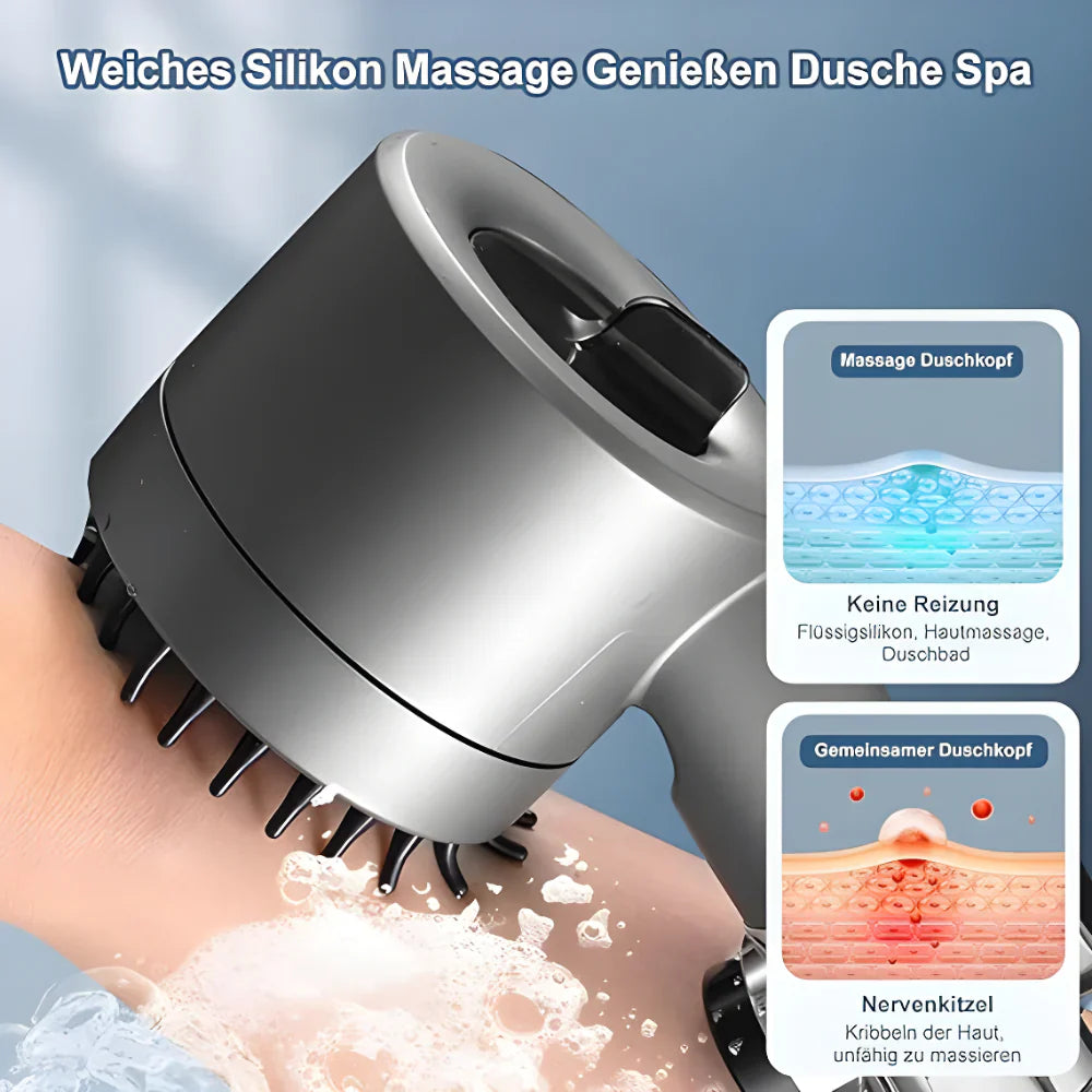 3-Setting Filter Shower Head | Shower Head Hand Shower Header Filteration Shower Pipes Overhead - Electronics - 3-Setting Filter Shower Head