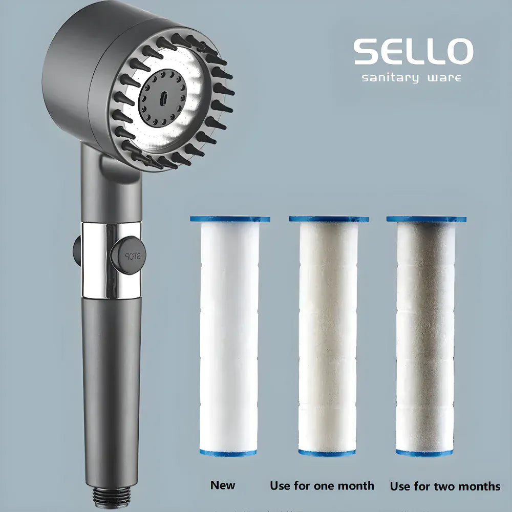 3-Setting Filter Shower Head Electronics 3-Setting Filter Shower Head