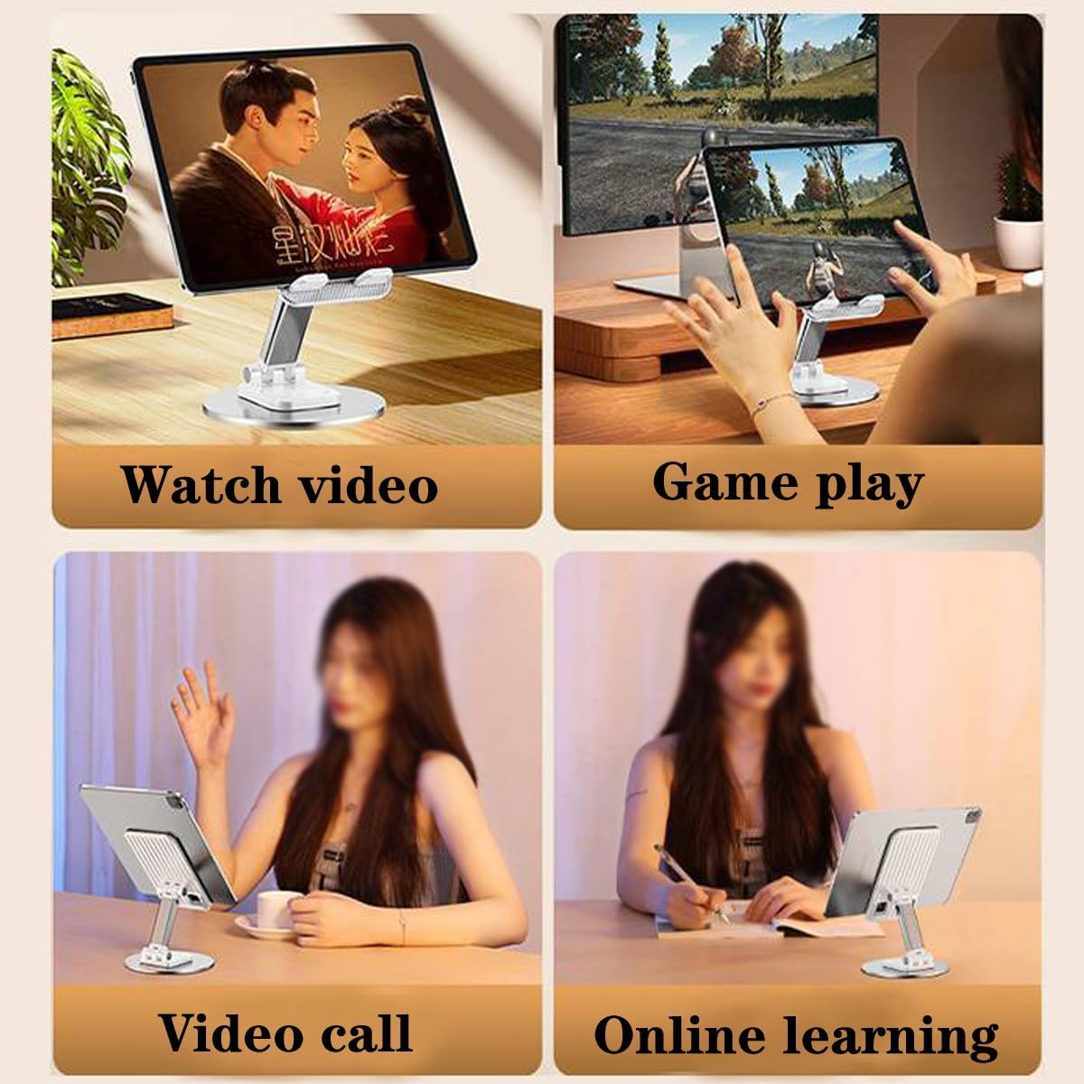 360° Rotating Aluminum Mobile Stand and Tablet 360° Rotating Aluminum Mobile Stand and Tablet