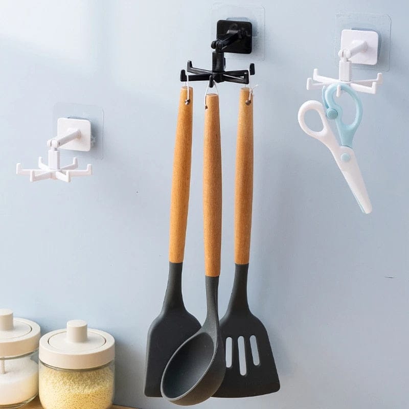 360° Rotating Kitchen Hook (Set of 8) | Kitchen Items Tools Utensils Decor Modern Design Kitchenware 360° Rotating Kitchen Hook (Set of 8)
