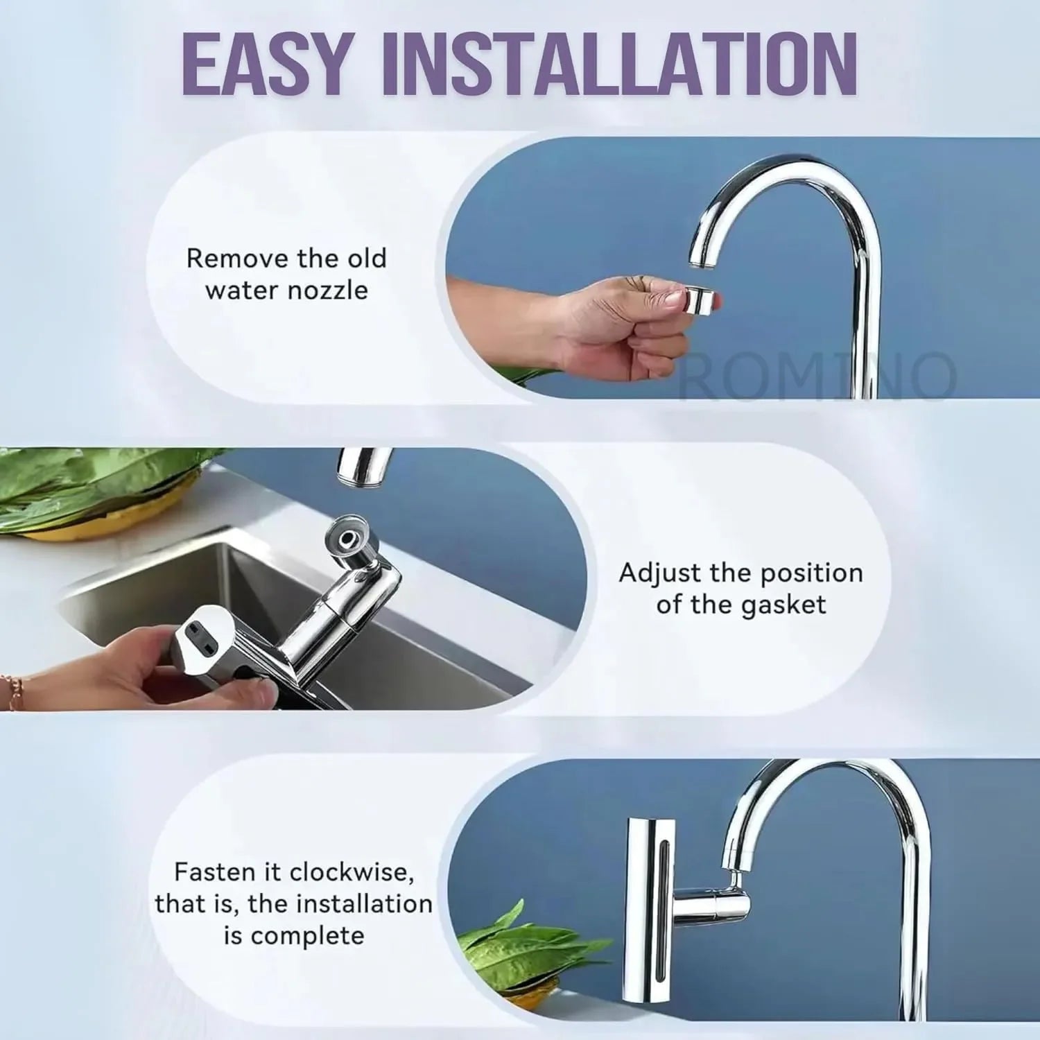 360° Swivel Faucet Extender | Kitchen Tap Sink Faucet Extender Water Wahing Basin Faucets - 360° Swivel Faucet Extender