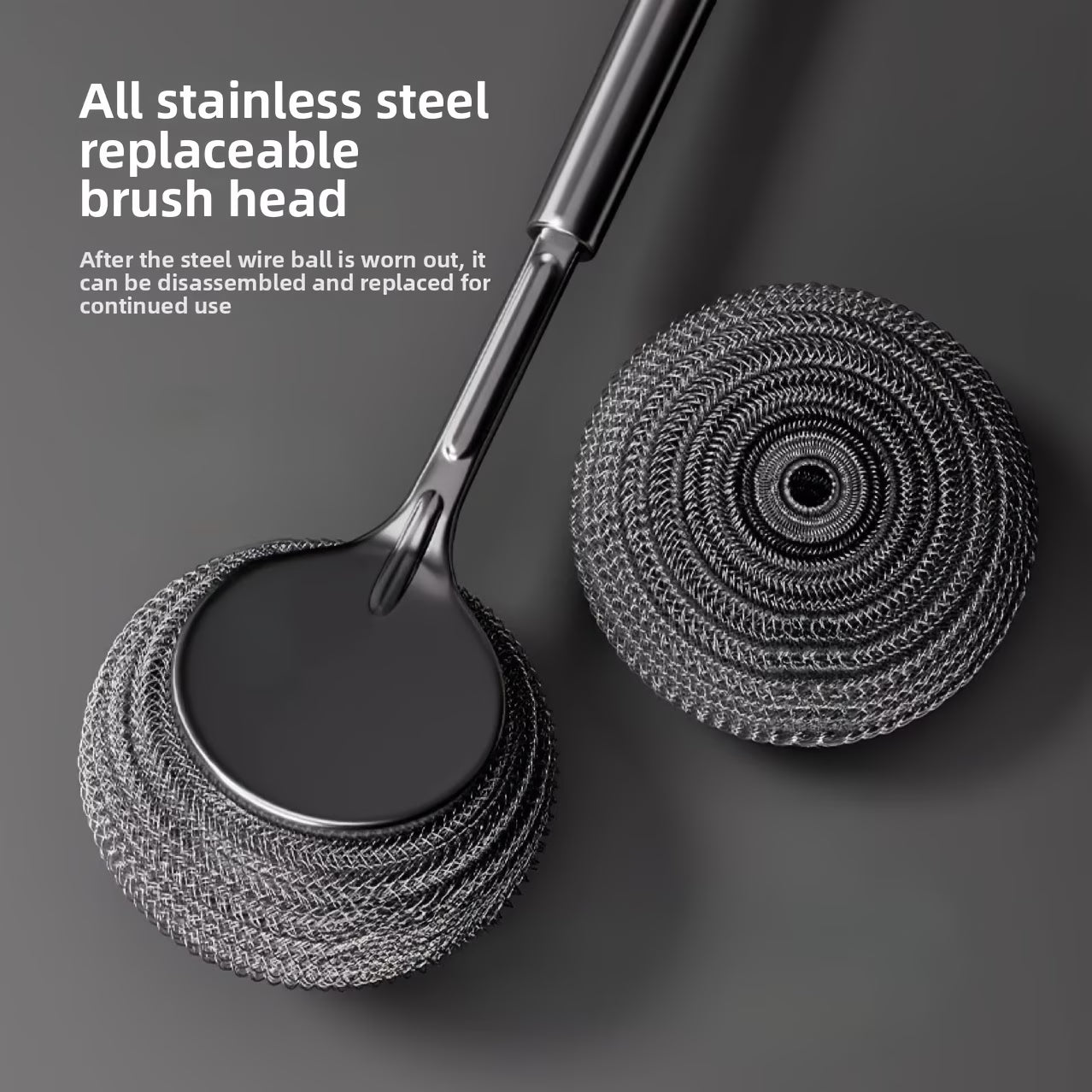 Steel Heavy-Duty Pot Cleaner (Buy 1 Get 1 Free)