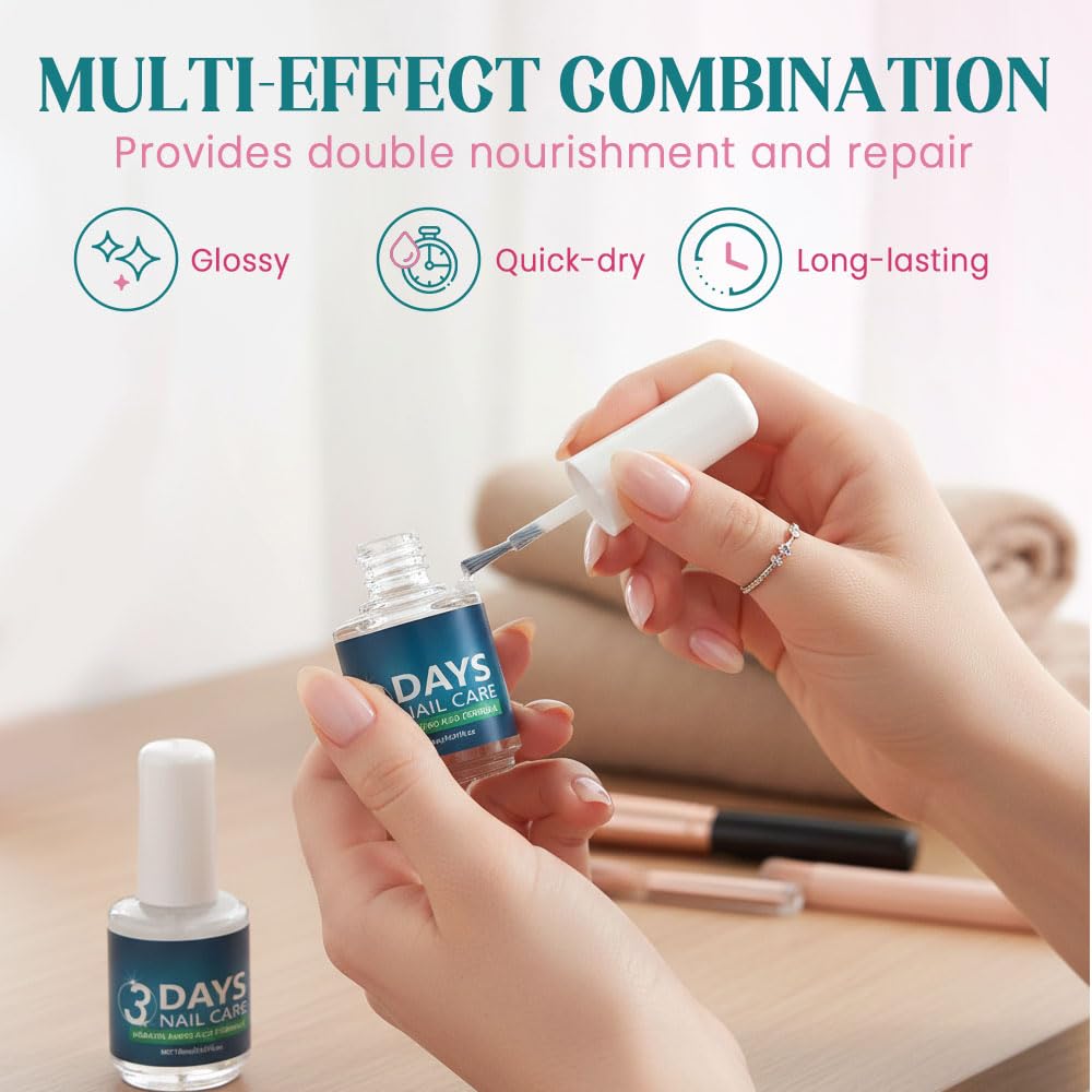 Quick-Dry Nourishing Nail Oil (Pack of 2)