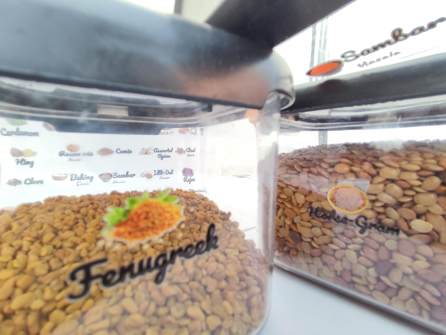 3D Kitchen Label Stickers (Set of 60 Stickers) | Kitchen Sets Accessories Stickers 3D Kitchen Design Label Stickers - 3D Kitchen Label Stickers (Set of 60 Stickers)