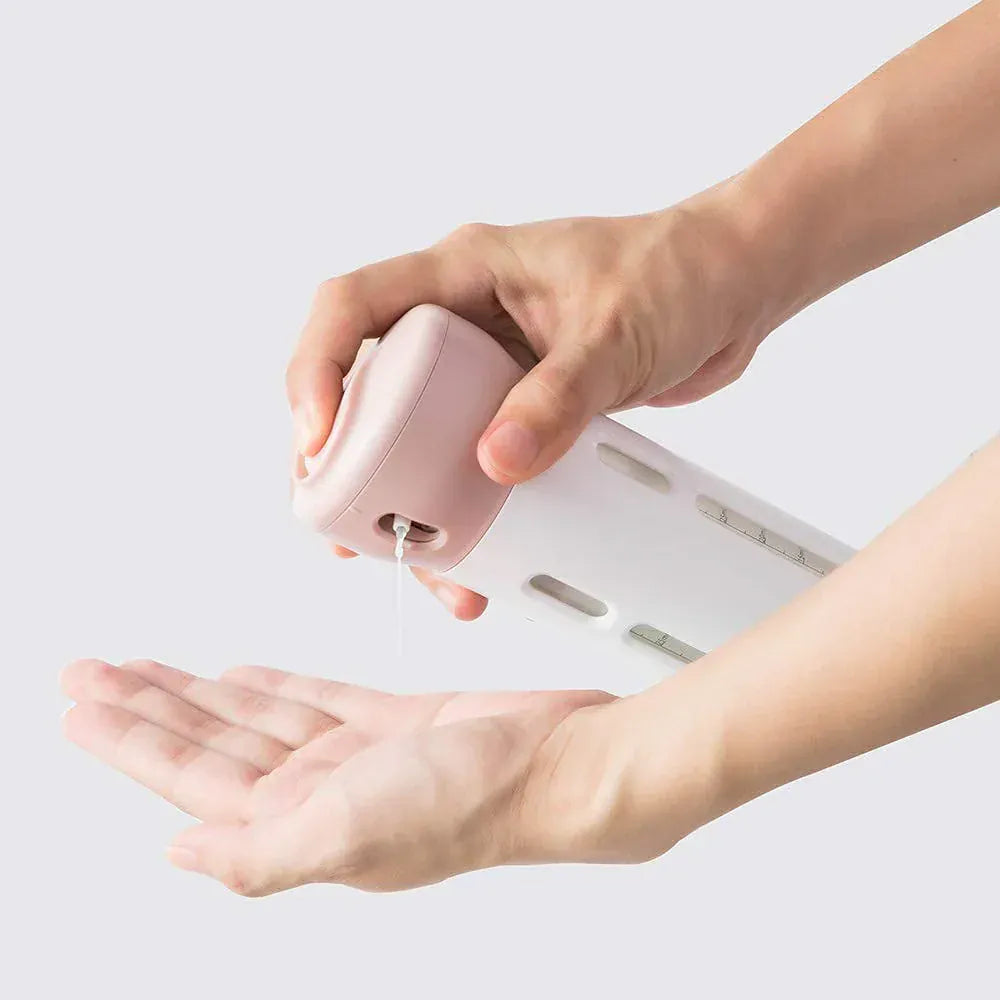 4-in-1 Travel Dispenser | Soap Dispenser Hand Wash Pump Bottle Travel Dispensers 4-in-1 Travel Dispenser