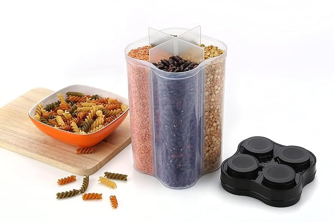 4 Sections Food Storage Container (Buy 1 Get 1 free) 4 Sections Food Storage Container (Buy 1 Get 1 free)