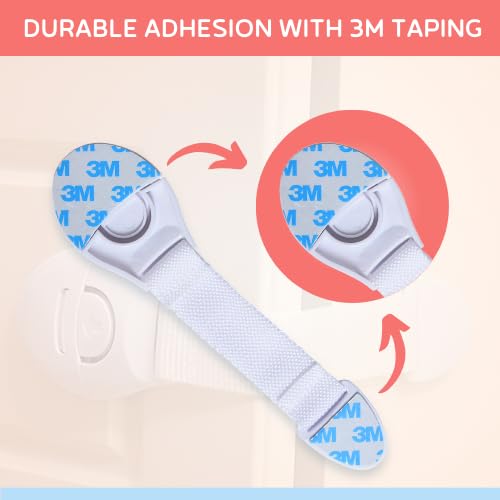 Child Safety Strap Locks | Safety Locks Fridge Adhesive Security Straps Safety Proofing Strap Child Safety Strap Locks