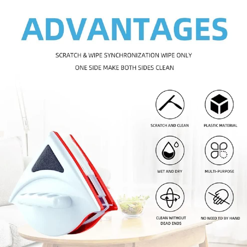 Magnetic Double-Sided Window Cleaner