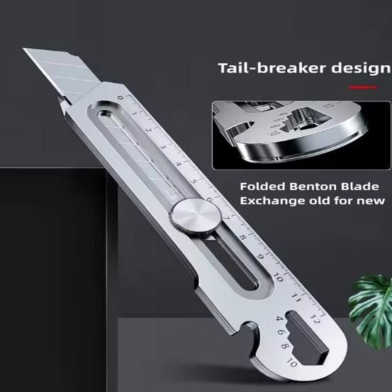 6 In 1 Versatile Tool Cutter | 6 In 1 Utility Cutter Cardboard All Purpose Knife Stainless Steel - 6 In 1 Versatile Tool Cutter