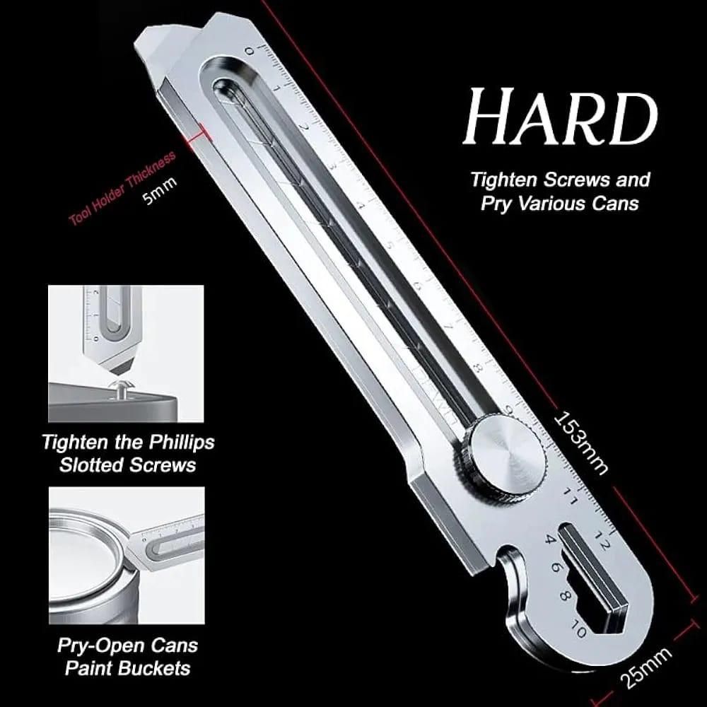 6 In 1 Versatile Tool Cutter | 6 In 1 Utility Cutter Cardboard All Purpose Knife Stainless Steel - 6 In 1 Versatile Tool Cutter