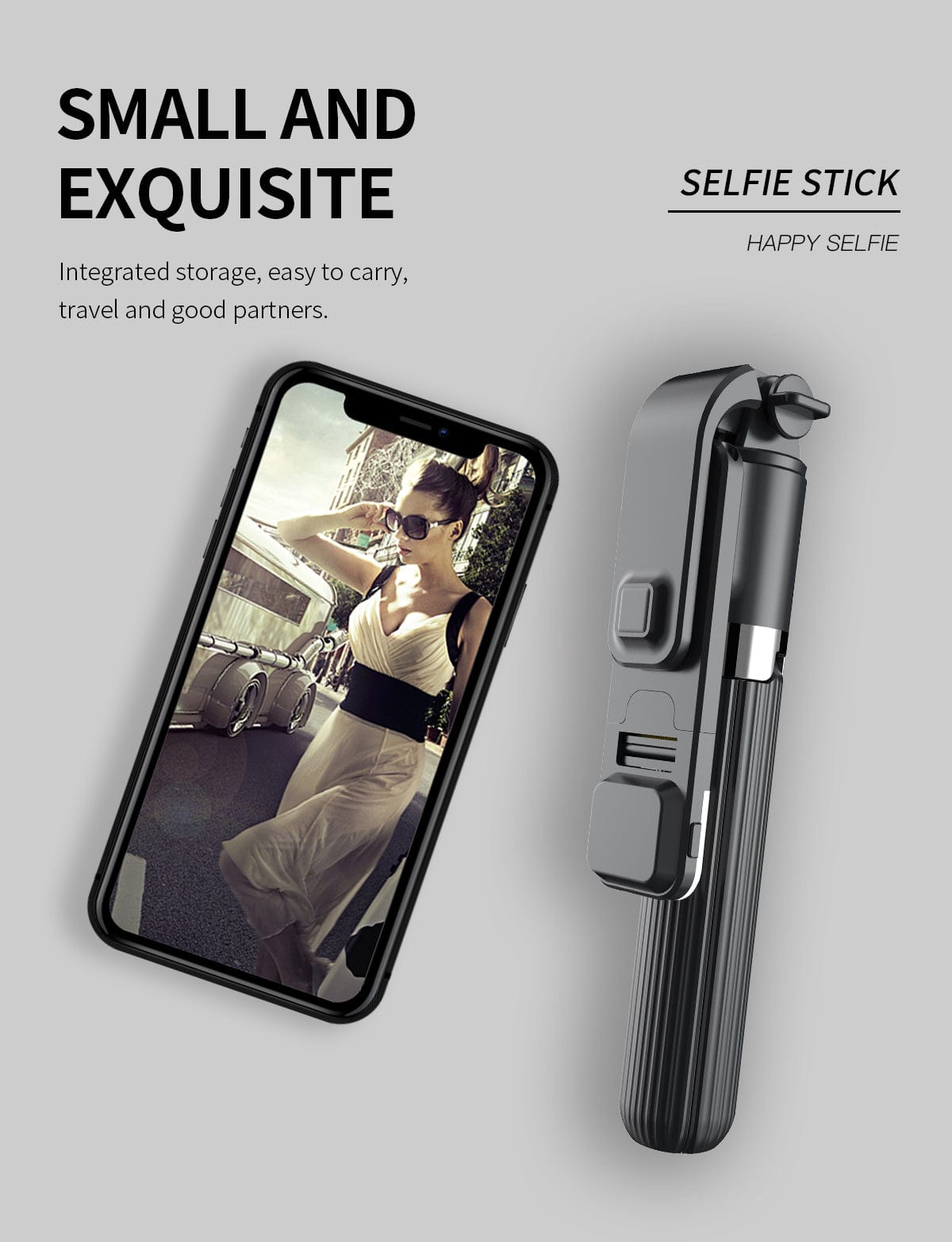 6 IN 1 WIRELESS BLUETOOTH SELFIE STICK 6 IN 1 WIRELESS BLUETOOTH SELFIE STICK