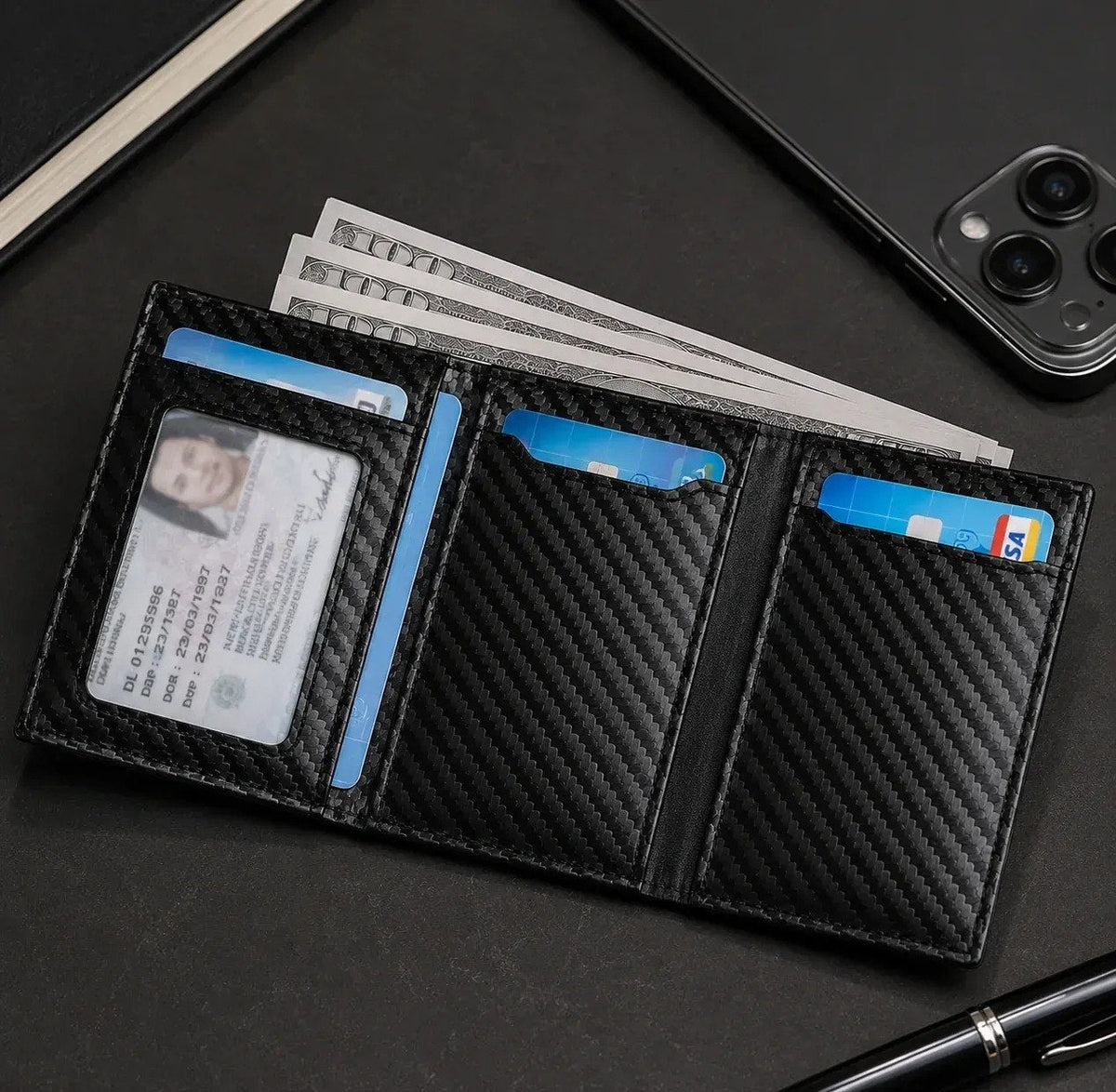Pop-Up Card Holder Wallet