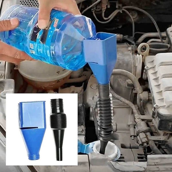 Flexible Plastic Funnel | Hose Pipe Flexible Water Plastic Funnel Stretchable Tube Flexible Plastic Funnel