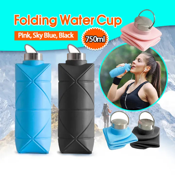 CollapsiSip | Watertight Travel Collapsible Foldable Water Bottle CollapsiSip Collapsible Water Bottle