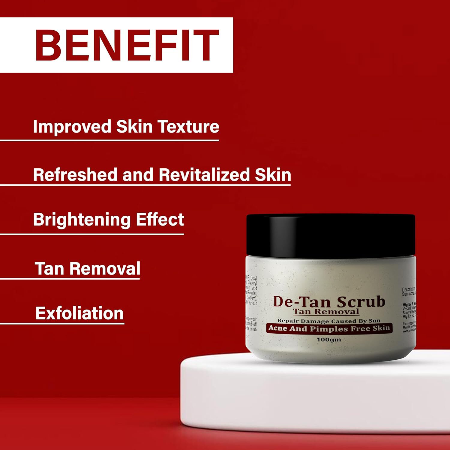DeTanElitex De-tan Face Pack (Set of 2)