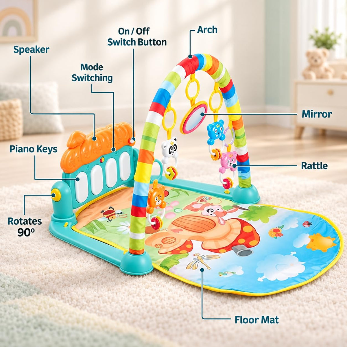 Play Gym Mat for Kids