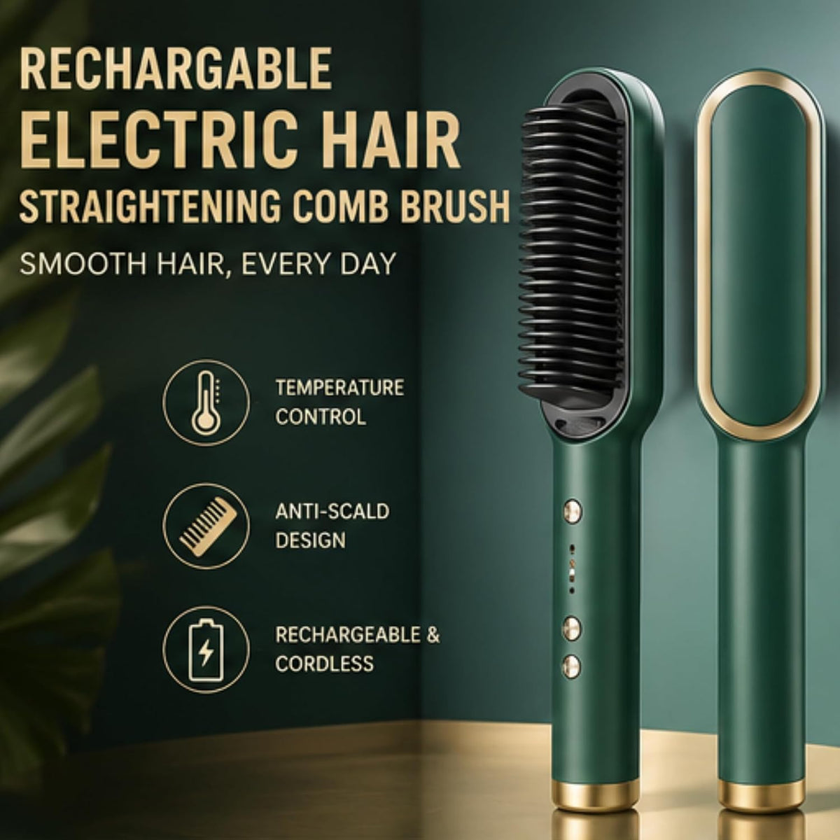 Hair Straightener Comb