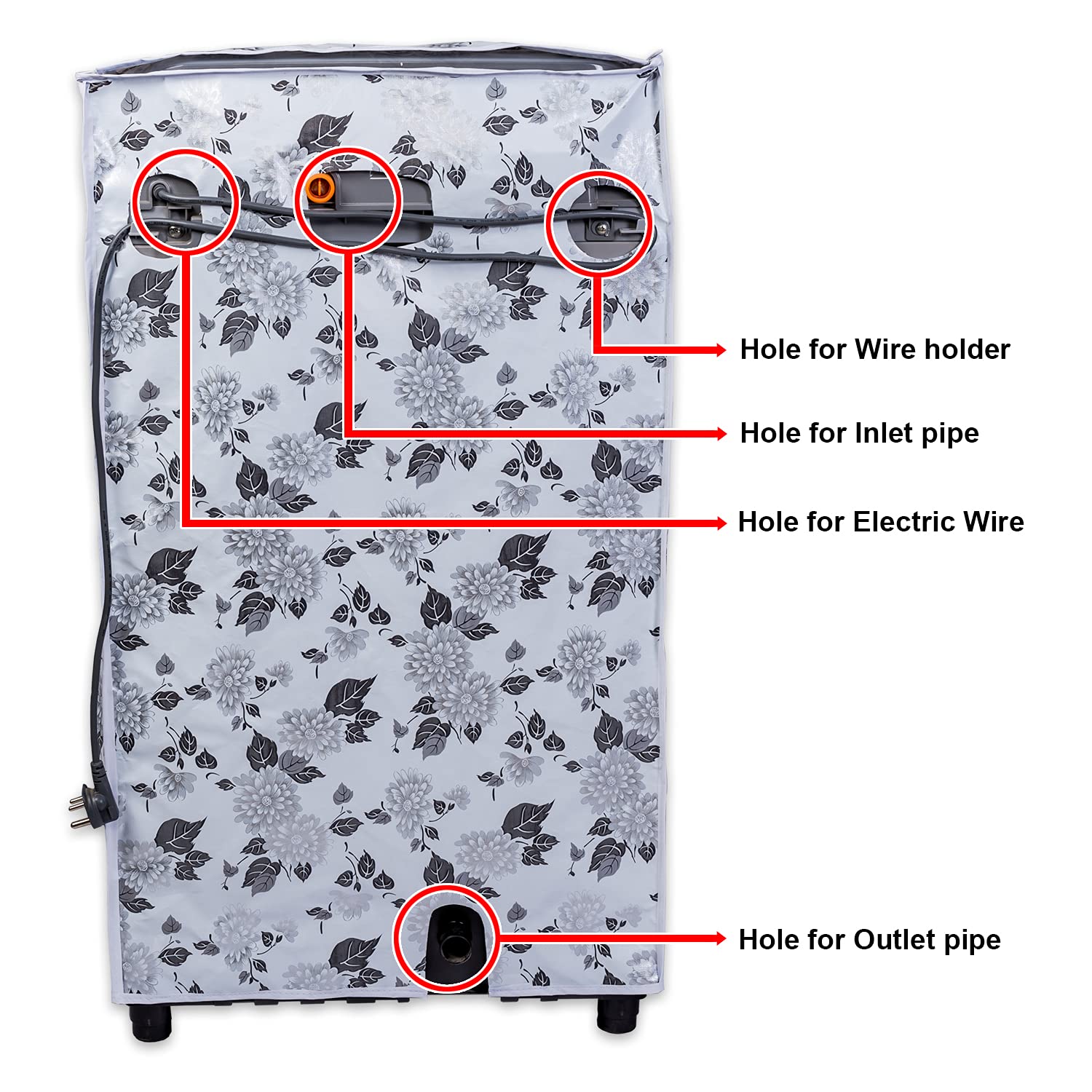 Washing Machine & Fridge Cover Combo