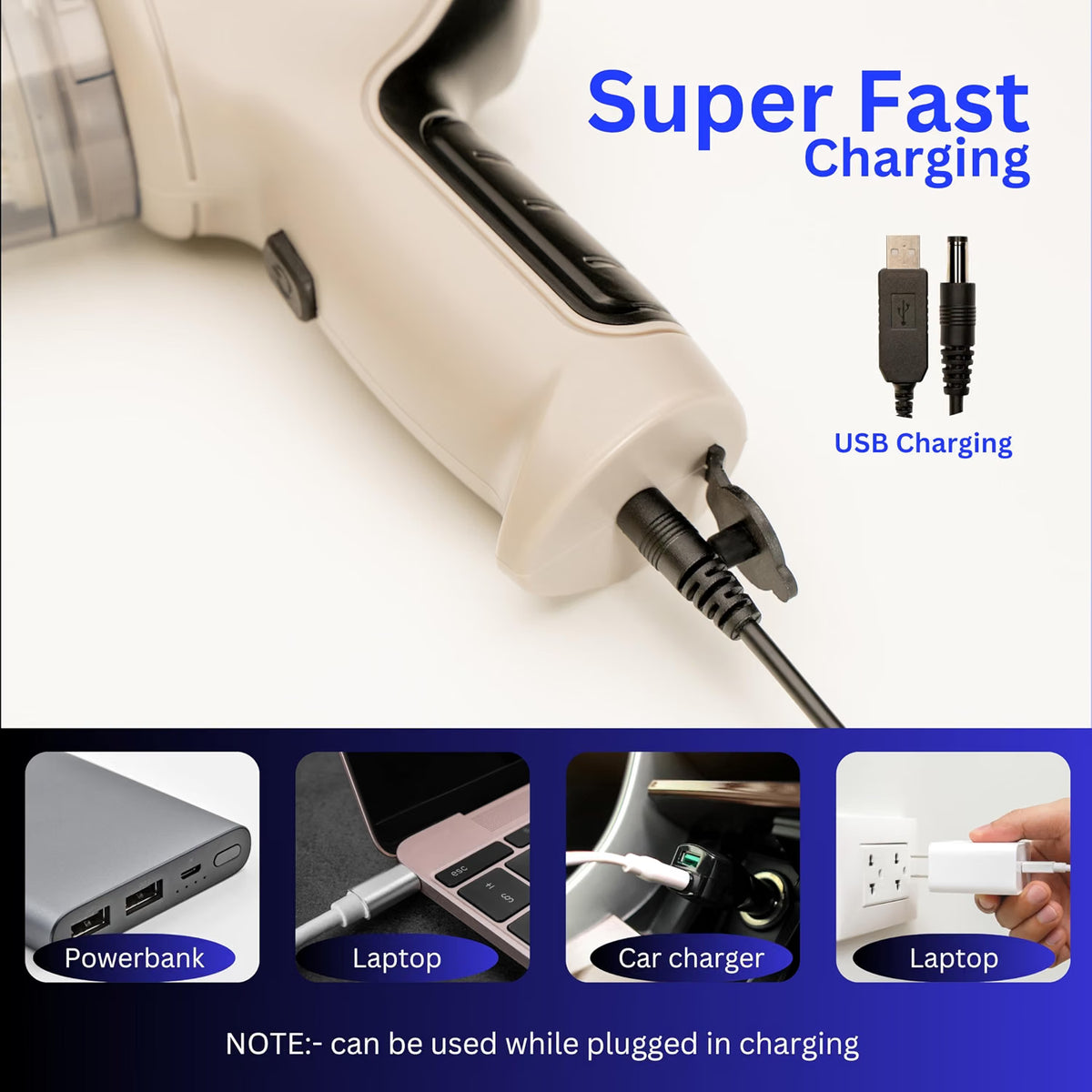 4-in-1 Strong Suction Vacuum Cleaner