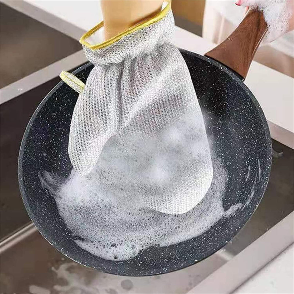 Dish Cleaning Scrubber Gloves