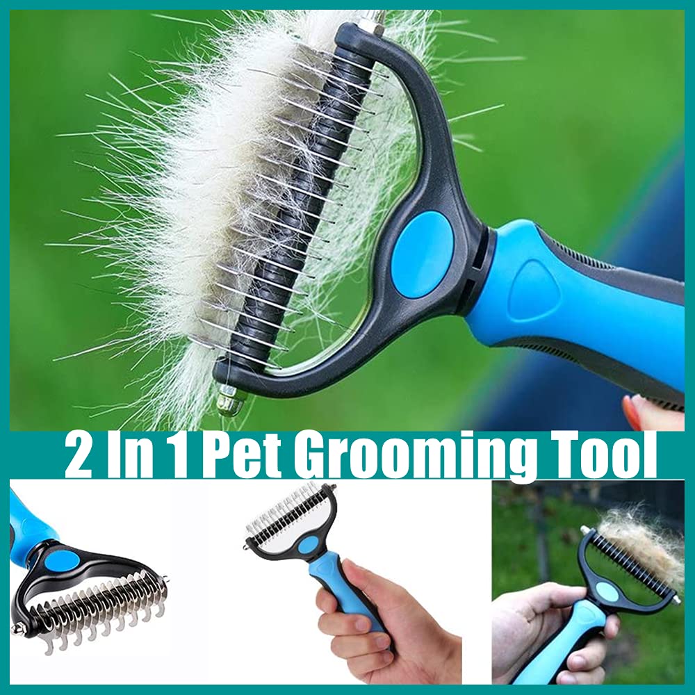 Doromixo | Pet Store Dog Cat Grooming Comb Brushes Hair Brush Doromixo 2-in-1 Pet Grooming Tool