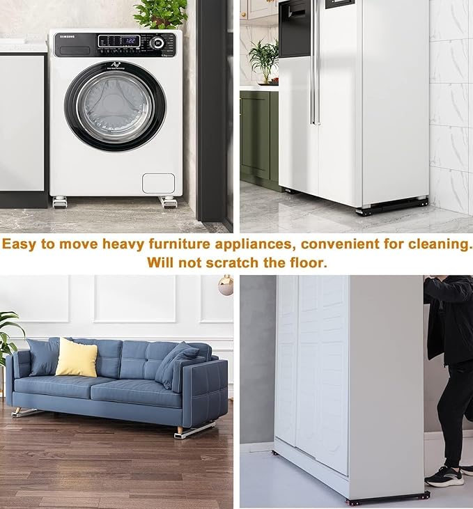 Heavy Duty Appliance Roller Stand (Set of 2)