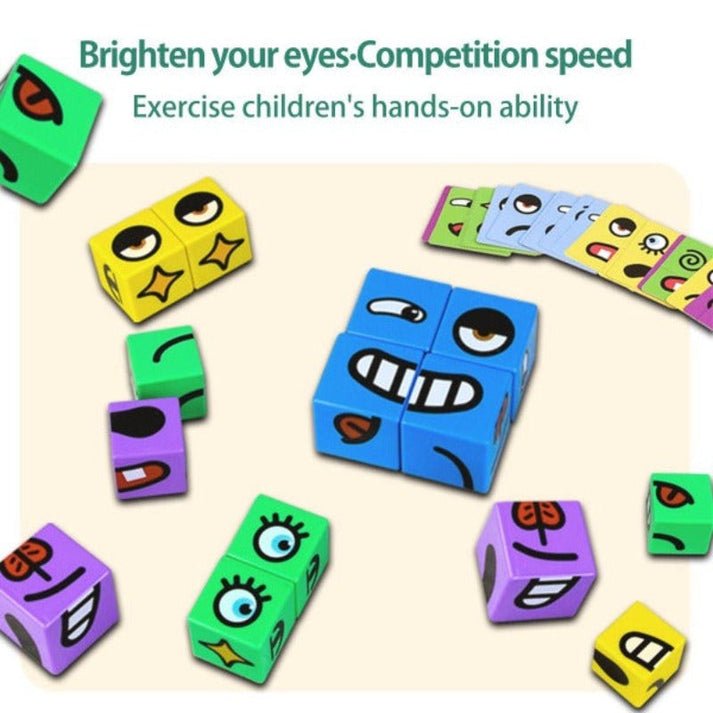 Emojis Matching Cube Game