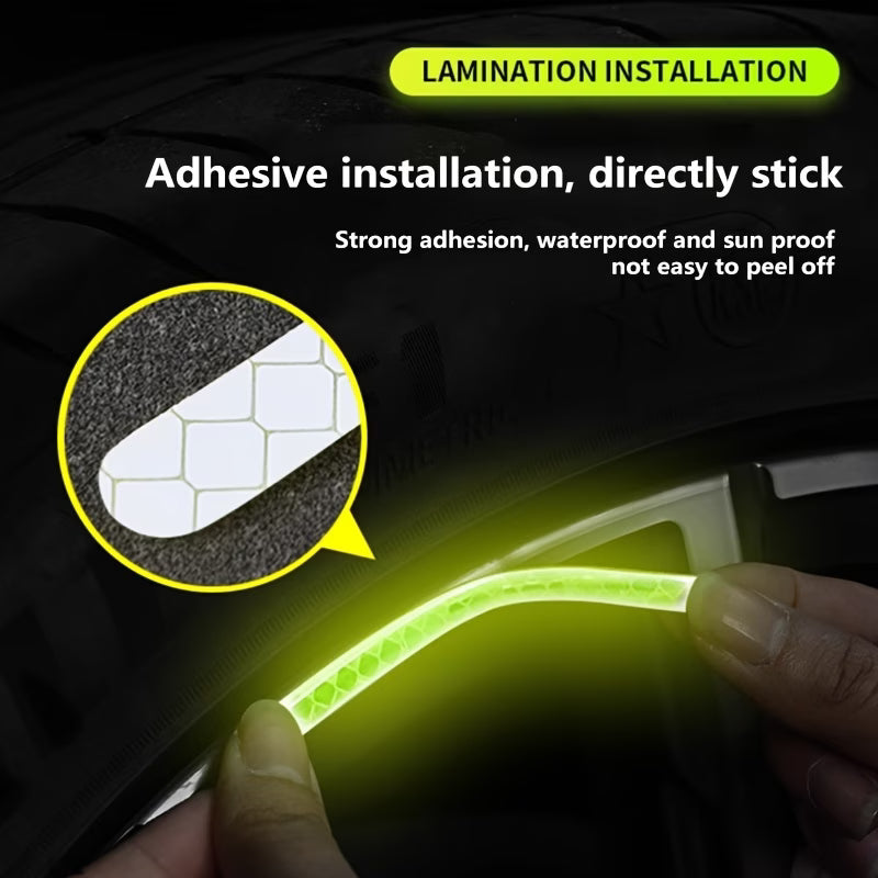 Reflective Wheel Rim Stickers