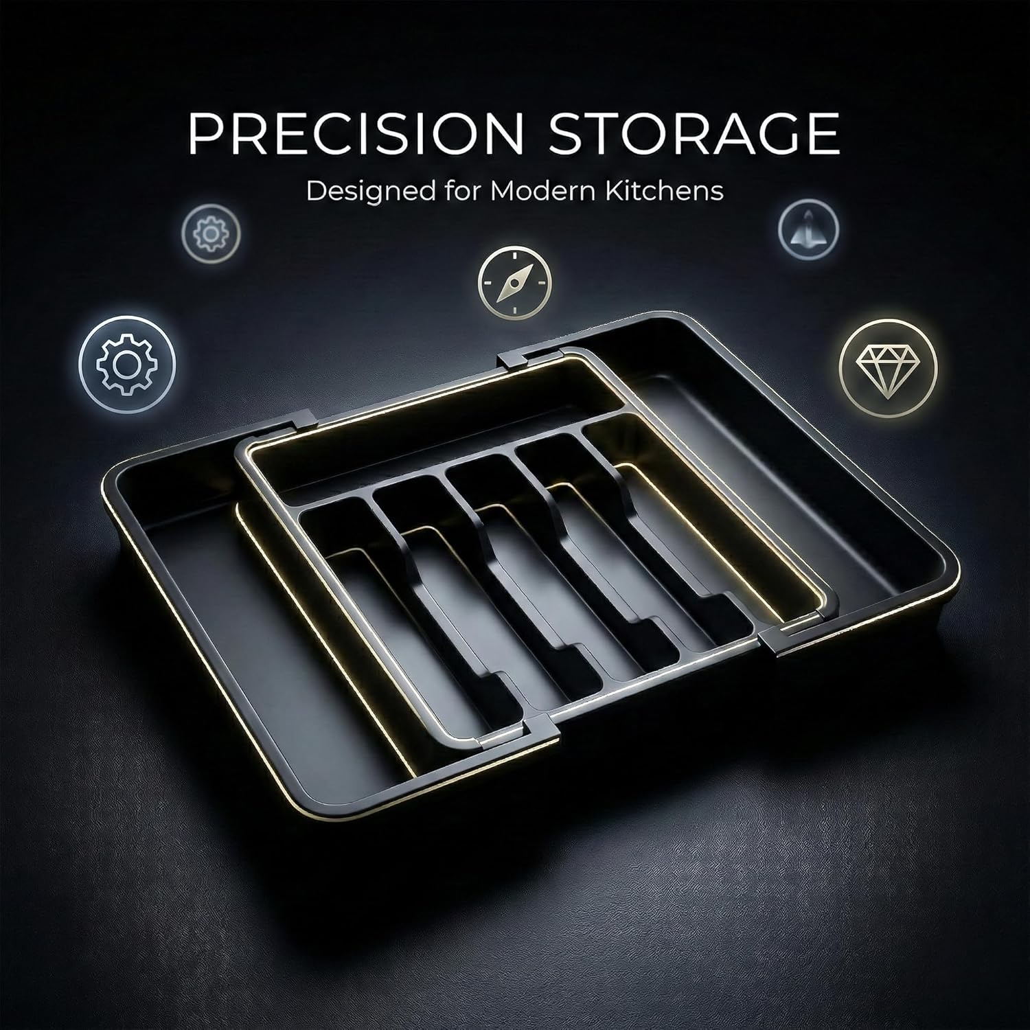 Expandable Drawer Organiser Tray