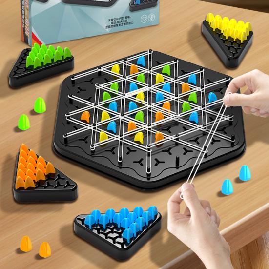 Chain Triangle Chess Game | Play Game Kids Fun Games Puzzle Brain Gaming Chain Triangle Chess Game
