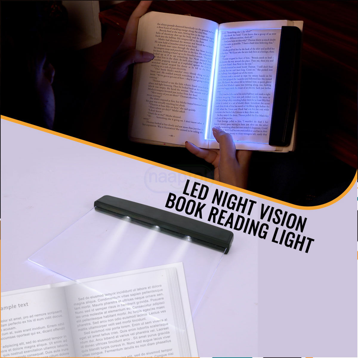 Portable LED Book Panel Light
