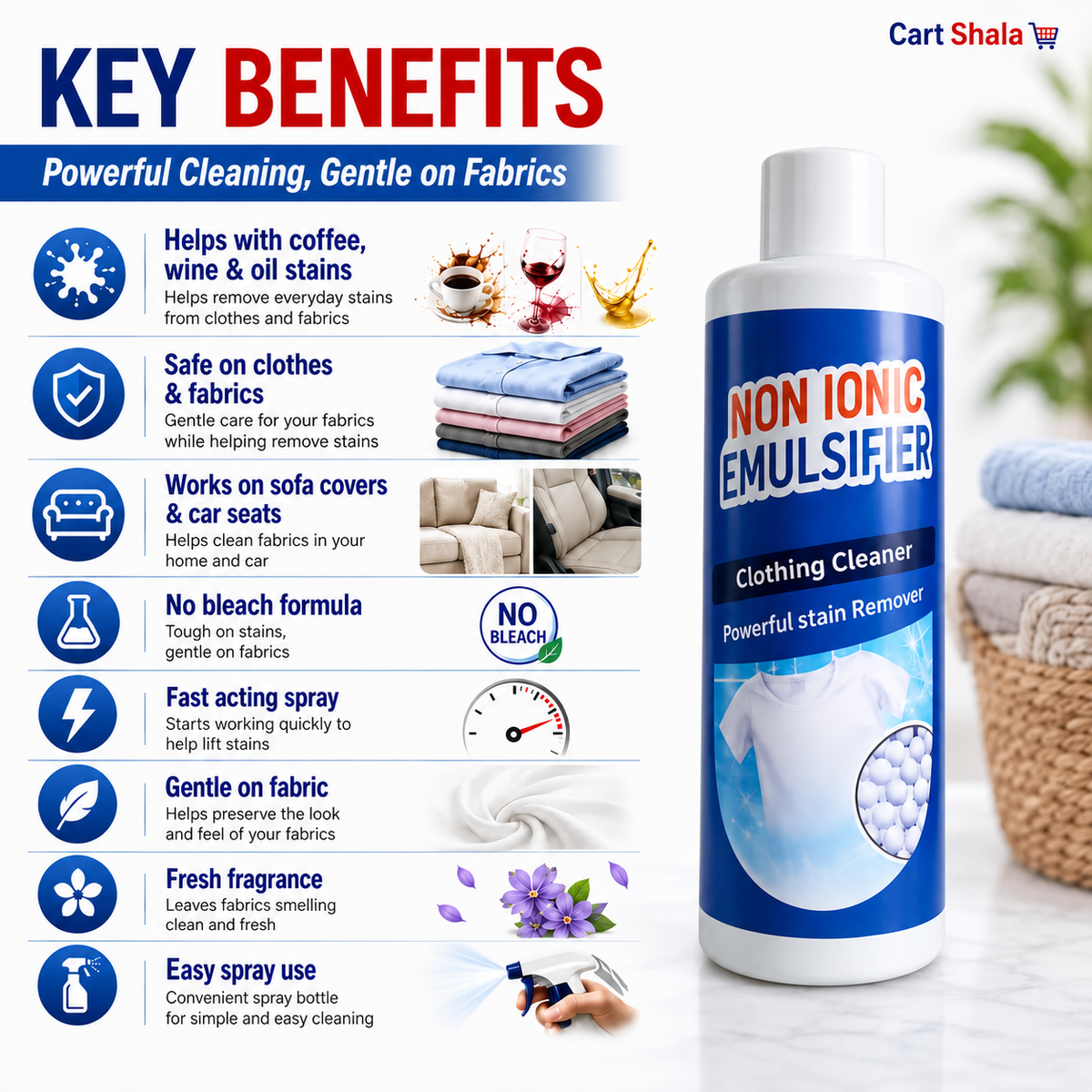 All-Purpose Clothing Stain Cleaner (Set of 2)