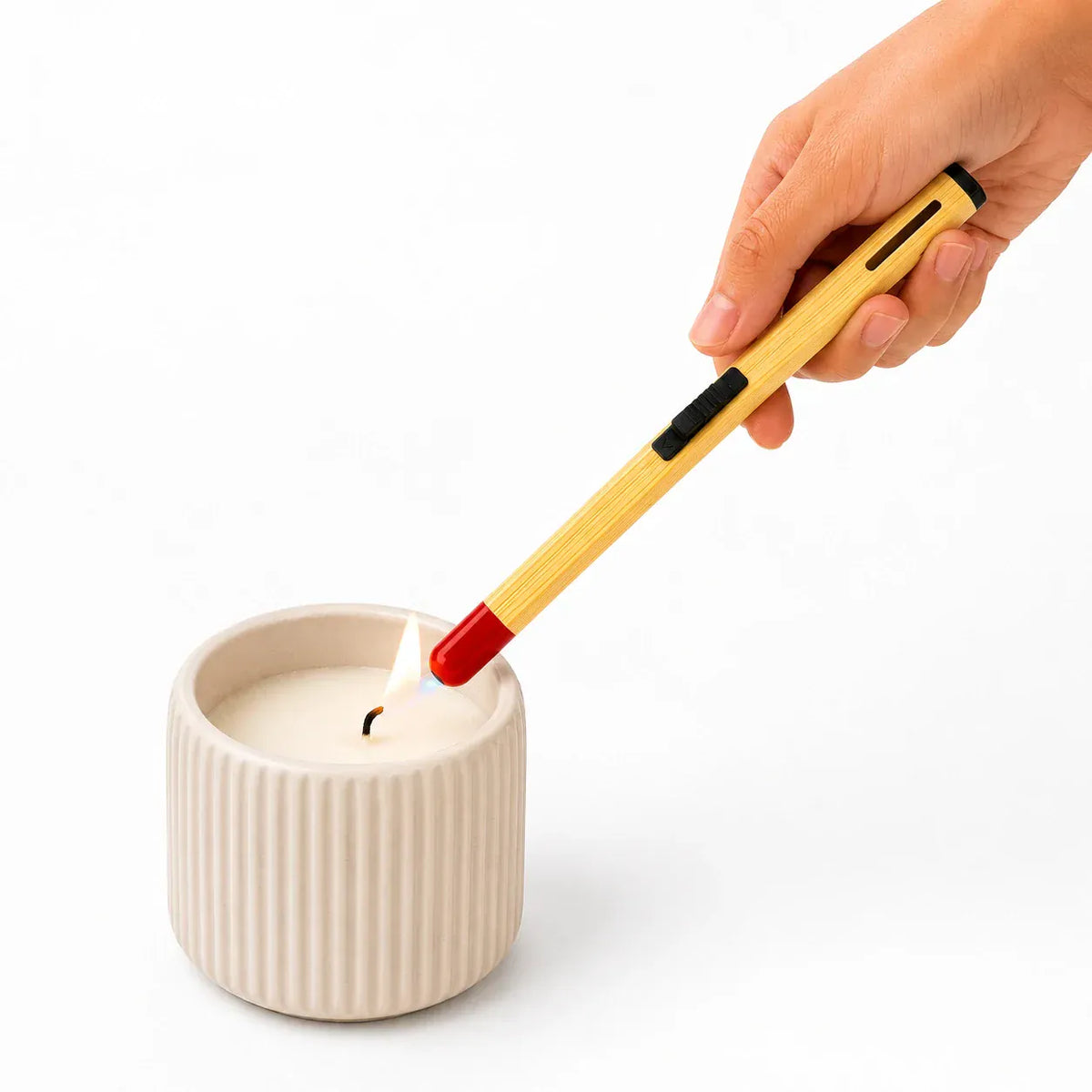Tilistrike | Gas Lighter Electric Rechargable Usb Smart Butane Refillable Lighters Lighter Tilistrike Match Stick Shaped Butane Lighter