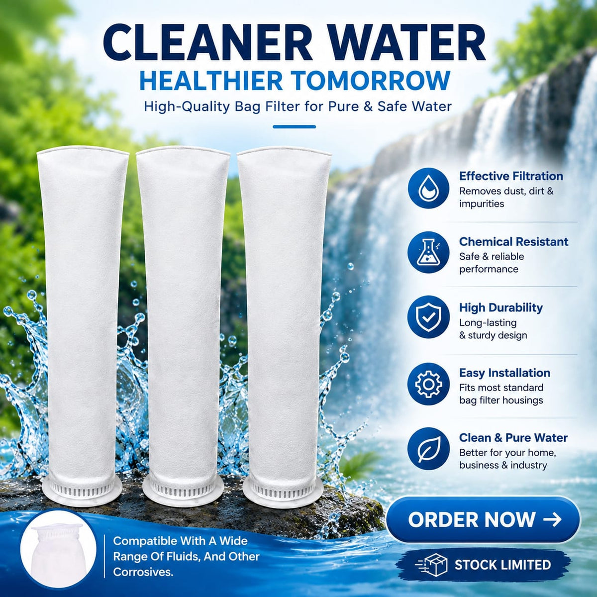 Water Tank Filter - 5 Micron Sediment (Set of 2 Pcs)