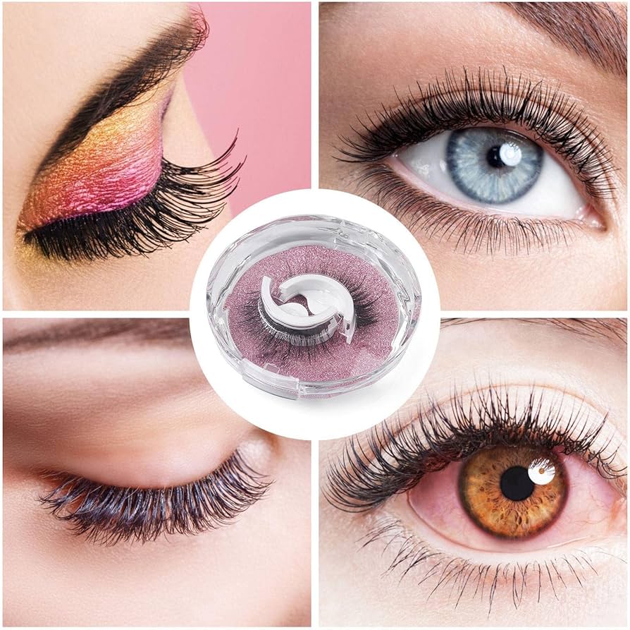 Adhesive Eyelashes False Natural Eyelashes Extension Makeup Lashes - Self-adhesive Reusable Eyelashes Self-adhesive Reusable Eyelashes