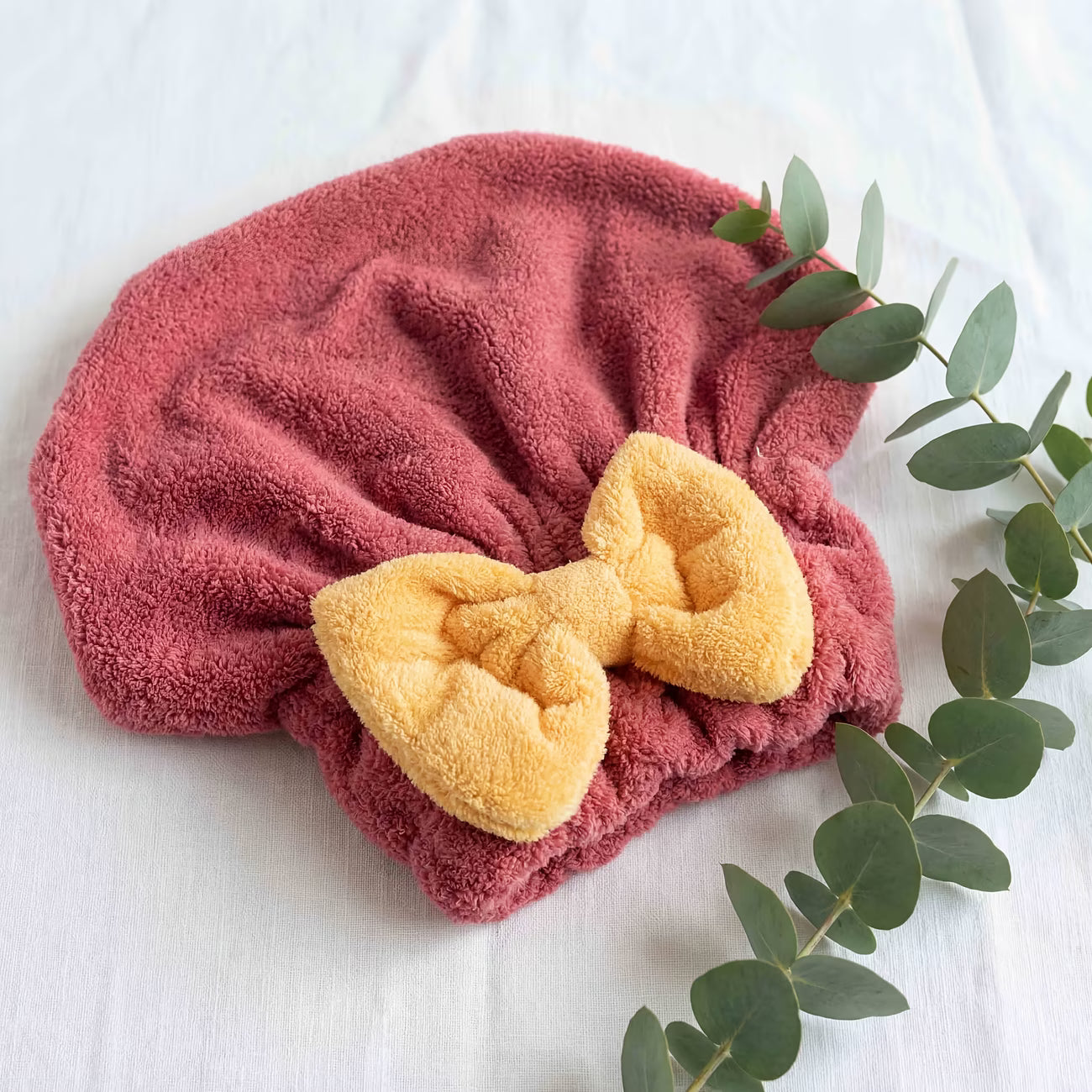 Microfiber Hair Towel Cap (Set of 2)