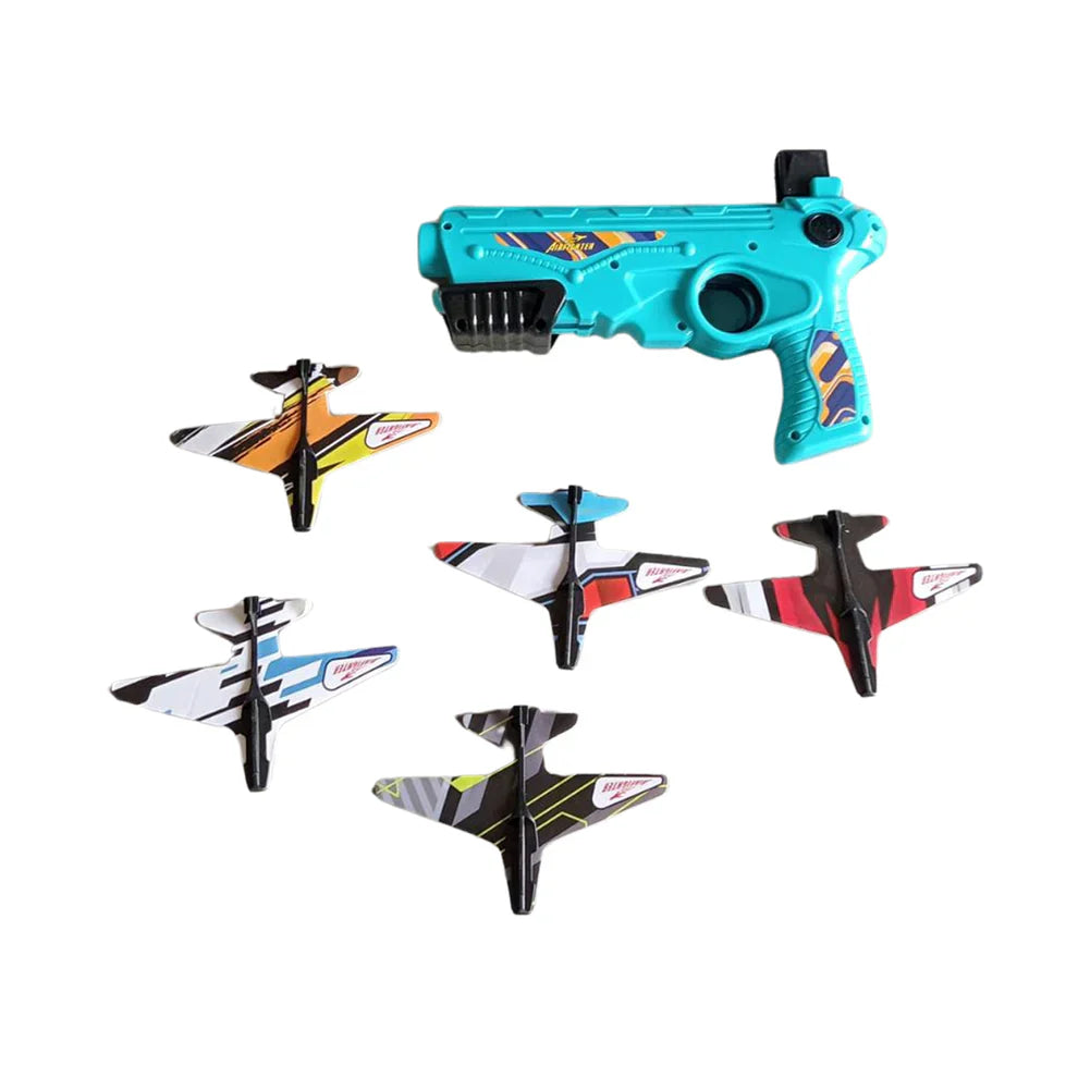 Airplane Launcher Toy with Foam Planes | Kids Toys Remote Control Plane Airplane Toy Flying - toys - Airplane Launcher Toy with Foam Planes
