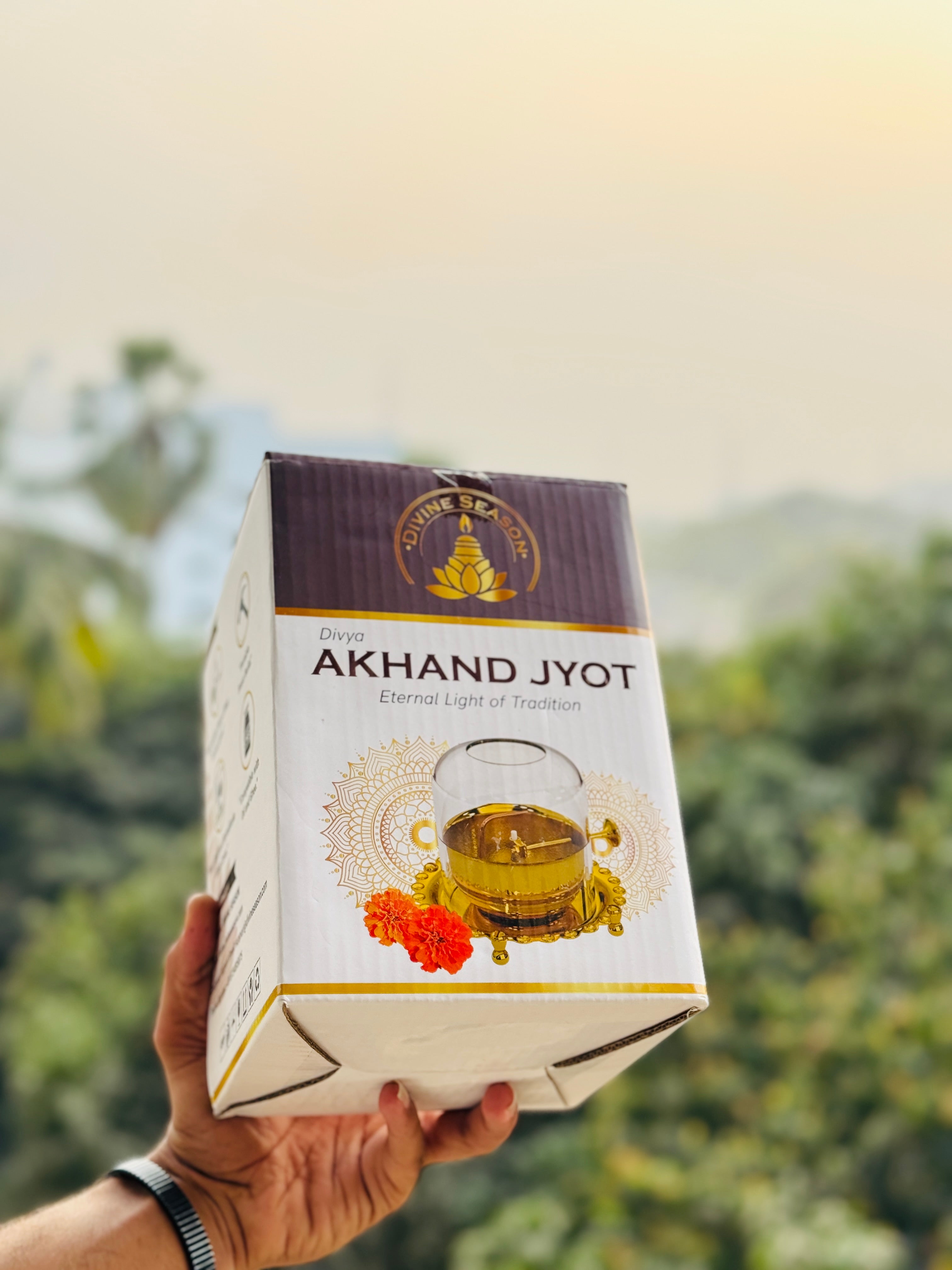 Akhand Jyot Diya | Home Decor Ganesha Laxmi Decorations For Diya Brass Home Items - Akhand Jyot Diya Divya Akhand Jyot Diya