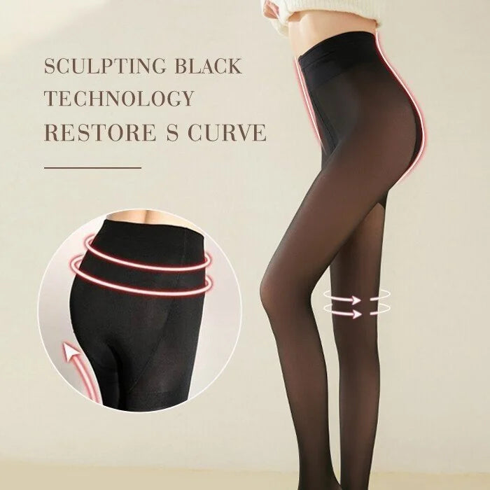Anti-Scratch Stretchable Stockings (Free Size) | Winter Clothes Sheer Stockings Warm Fleece Stocking For Women - Anti-Scratch Stretchable Stockings (Free Size)