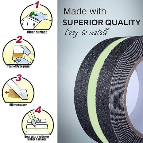 Anti Slip Glow Tape | Anti Slip Tape For Stairs Skid Tape Slip Strips Adhesive Grippy Tape - Anti Slip Glow Tape