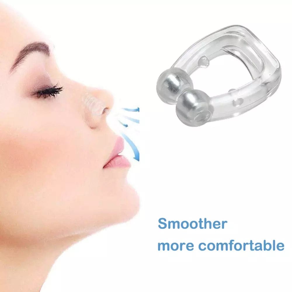 Anti Snore Magnetic Nose Clip | Anti Snoring Nose Clip Nasal Strips Relief Clips Home Improvement Anti Snore Magnetic Nose Clip (Pack of 4)
