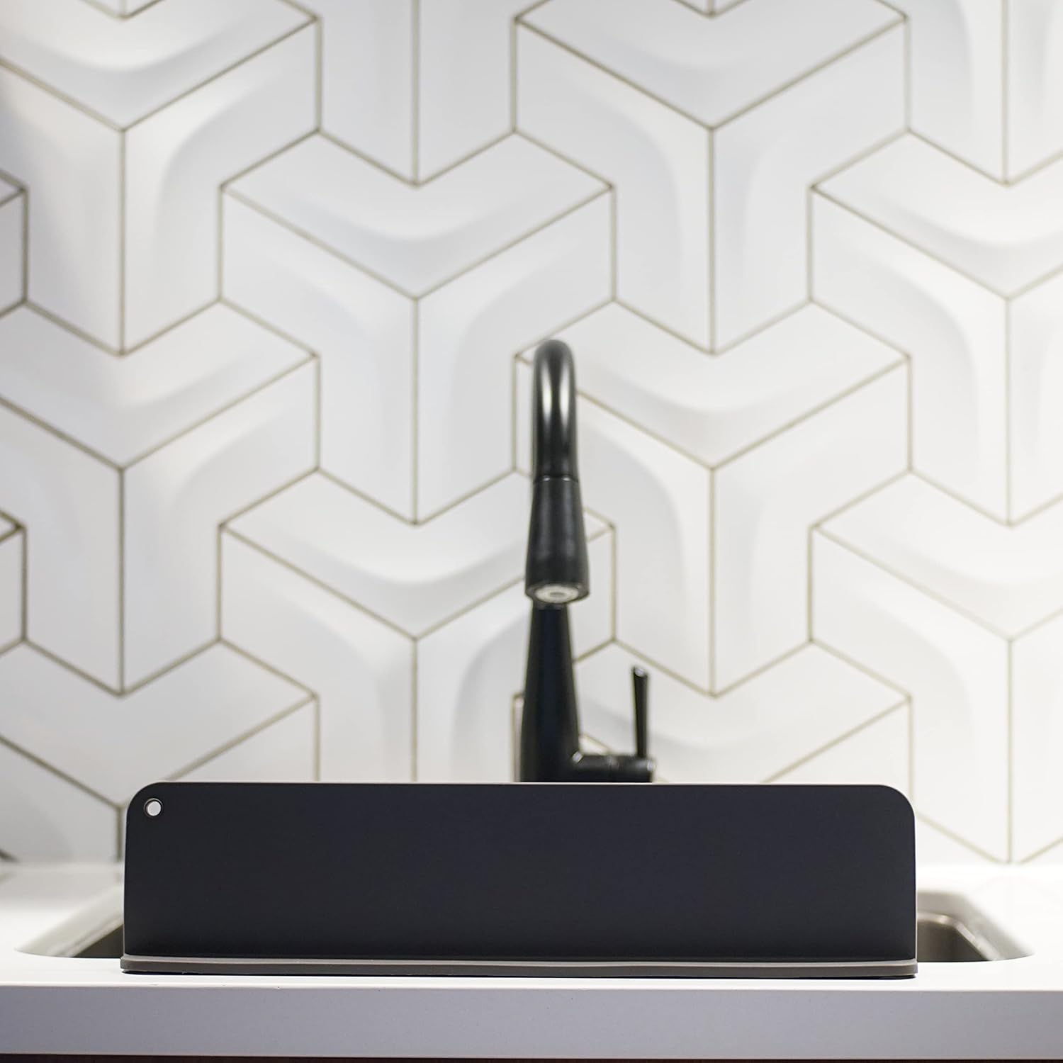 Anti-Splash Sink Guard for Kitchen Countertop (Pack of 2) | Kitchen Sink Washbasin Tools Cleanliness Splash Guard Counterpart - Kitchen Tools - Anti-Splash Sink Guard for Kitchen Countertop (Pack of 2)