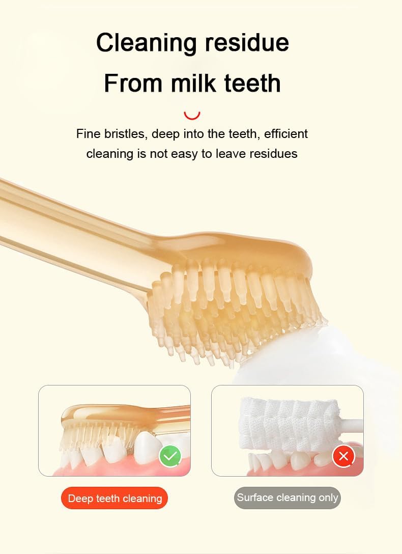 Baby Brushing Kit | Tongue Cleaner Brushing Teeth Baby Toothbrush Infant Soft Cleaner - Baby Brushing Kit