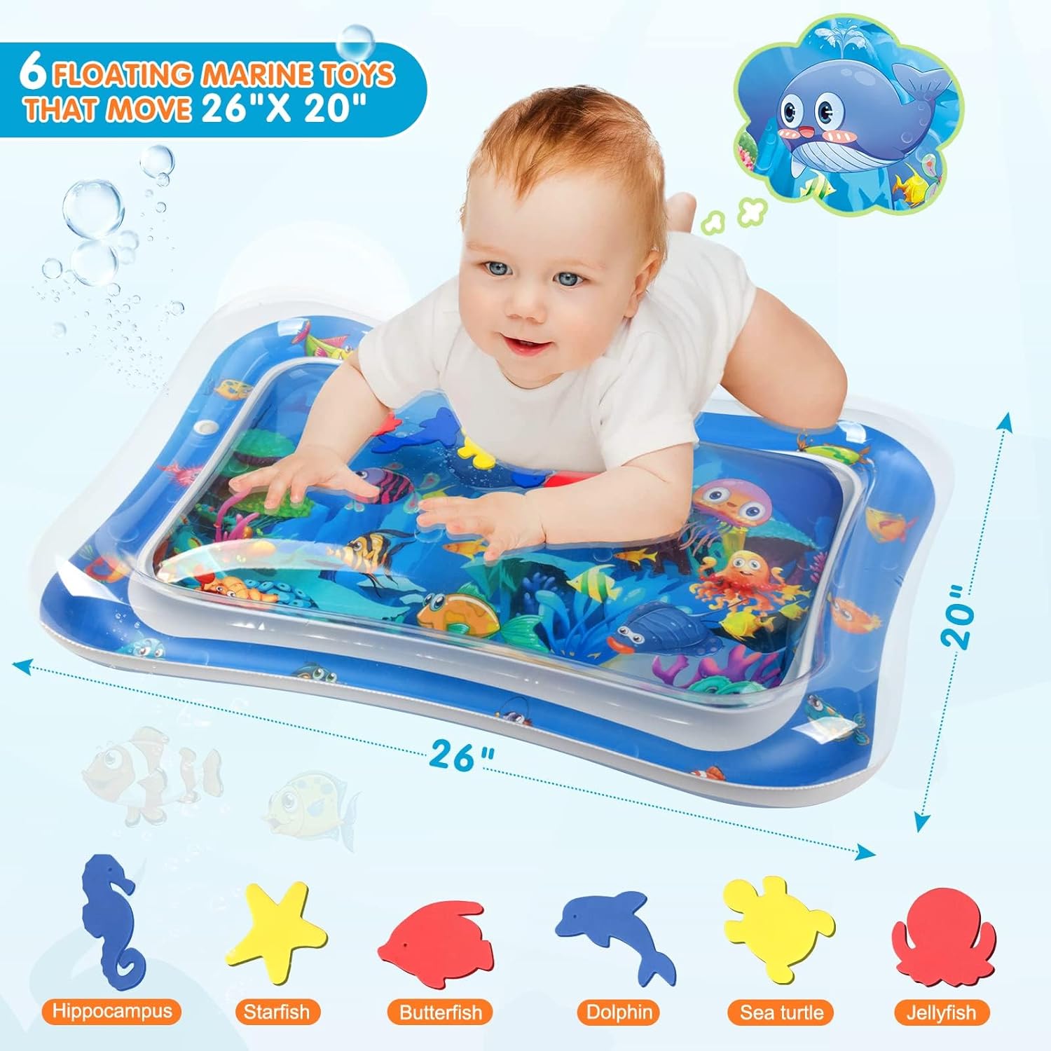 Baby Water Mat | Baby Products Water Mat Tummy Time Newborn Infants Water Mats - Baby Water Mat