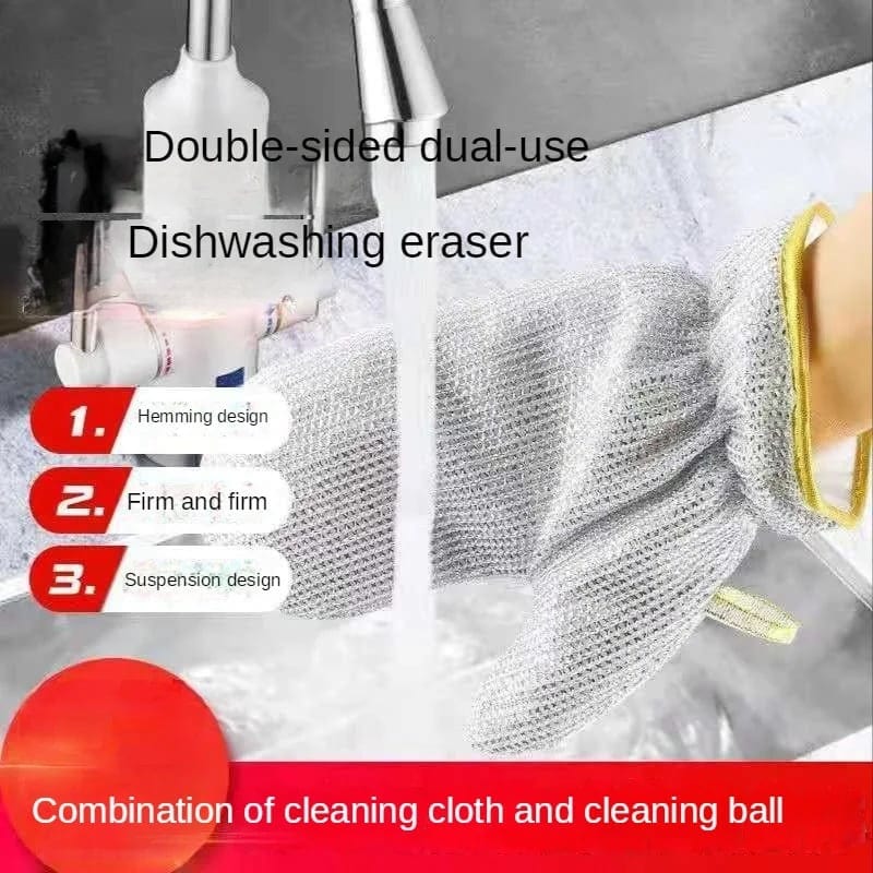 Bamboo Fiber Wire Dishwashing Gloves Bamboo Fiber Wire Dishwashing Gloves