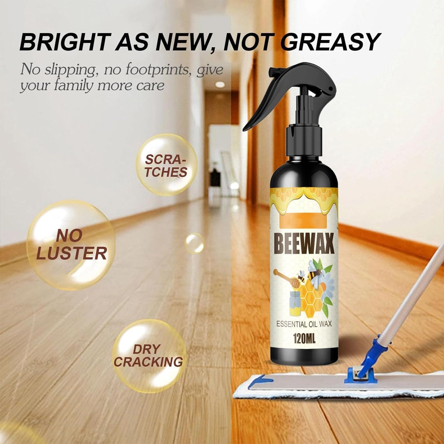 Beewax Furniture Polish Spray | Wood Polish Bees Wax Furniture Polish Cleaner Spray Wax Polishes Beewax Furniture Polish Spray - Buy 1 Get 1 Free