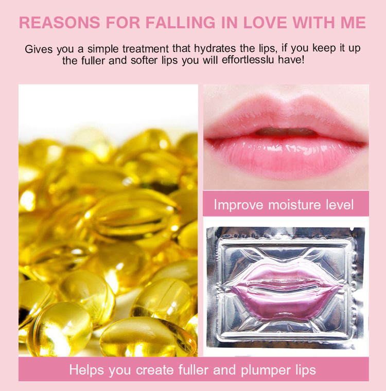 Bio-Collagen Lip Mask (Pack of 5) | Lip Balm Mask Collagen Lips Plump Serum - Bio-Collagen Lip Mask (Pack of 5)